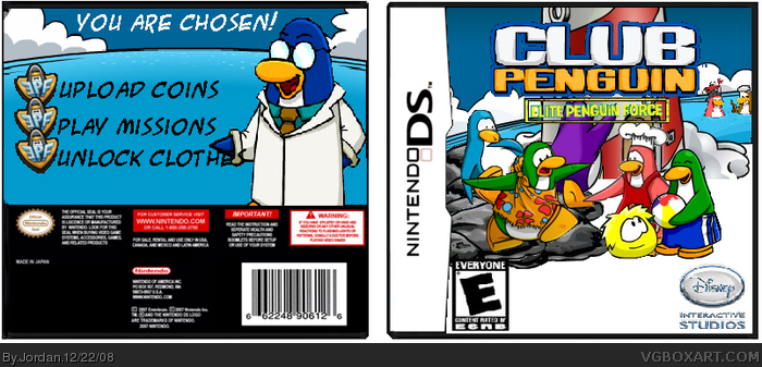 Club Penguin Nintendo DS Box Art Cover by pigeon_face