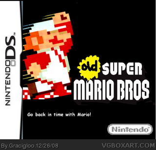 Old Super Mario Bros box cover