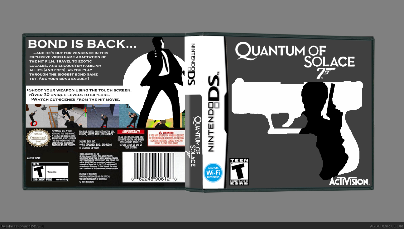 007: Quantam of Solace box cover