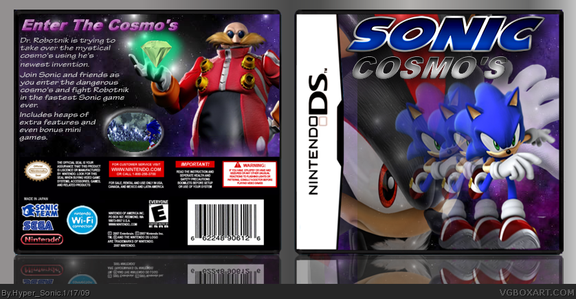 Sonic Cosmo's box cover