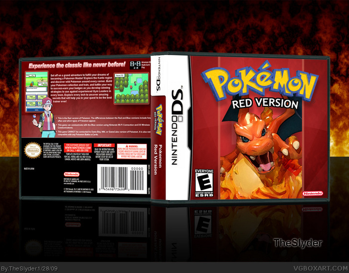 Pokemon Red box art cover