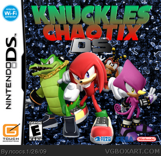 Knuckles Chaotix DS box cover