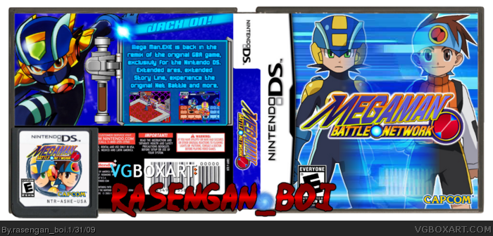 Megaman: Battle Network box art cover