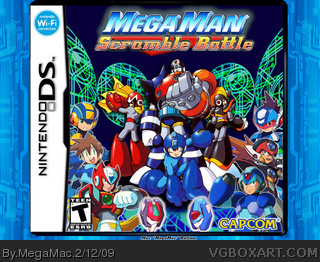 Mega Man: Scramble Battle box art cover