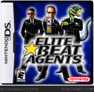 Elite Beat Agents Nintendo DS Box Art Cover by YamiGekusu