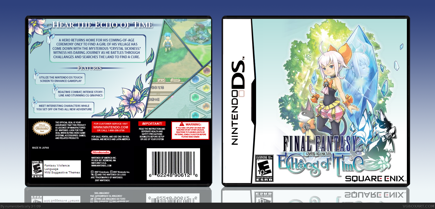 Final Fantasy Crystal Chronicles Echoes of Time box cover
