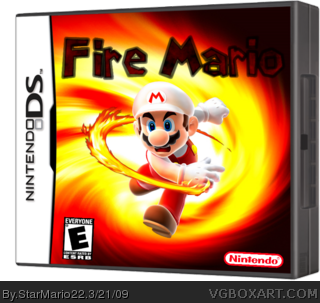 Fire Mario box art cover