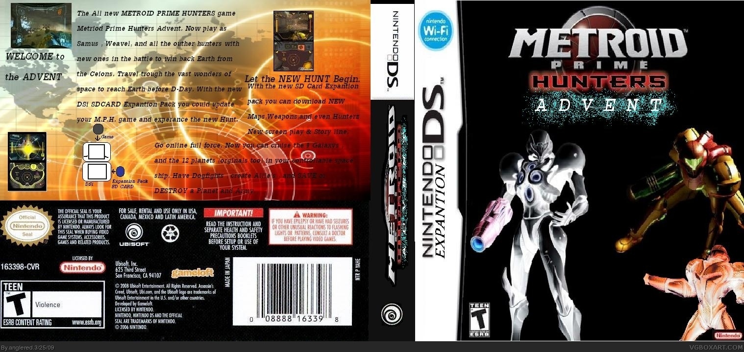 Metroid Prime : Hunters Advent box cover