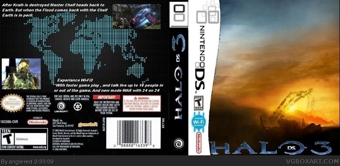 Halo DS 3 box art cover