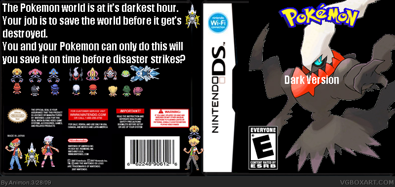 Pokemon Dark box cover