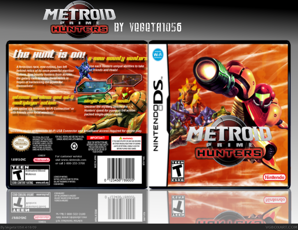 Metroid Prime: Hunters. →. ←. 8. Box Cover. 