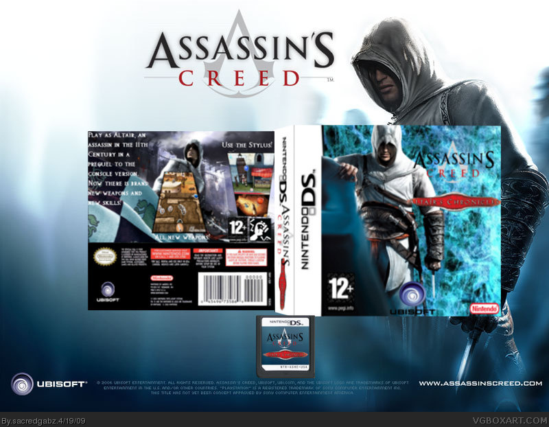 Assassin s nintendo. Assassin's Creed Nintendo DS. Ассасин Крид на Нинтендо ДС. Assassins Creed Altair Chronicles Nintendo DS. Assassin's Creed 1 обложка.