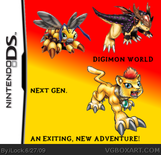 Digimon World: Next Gen(eration). box art cover