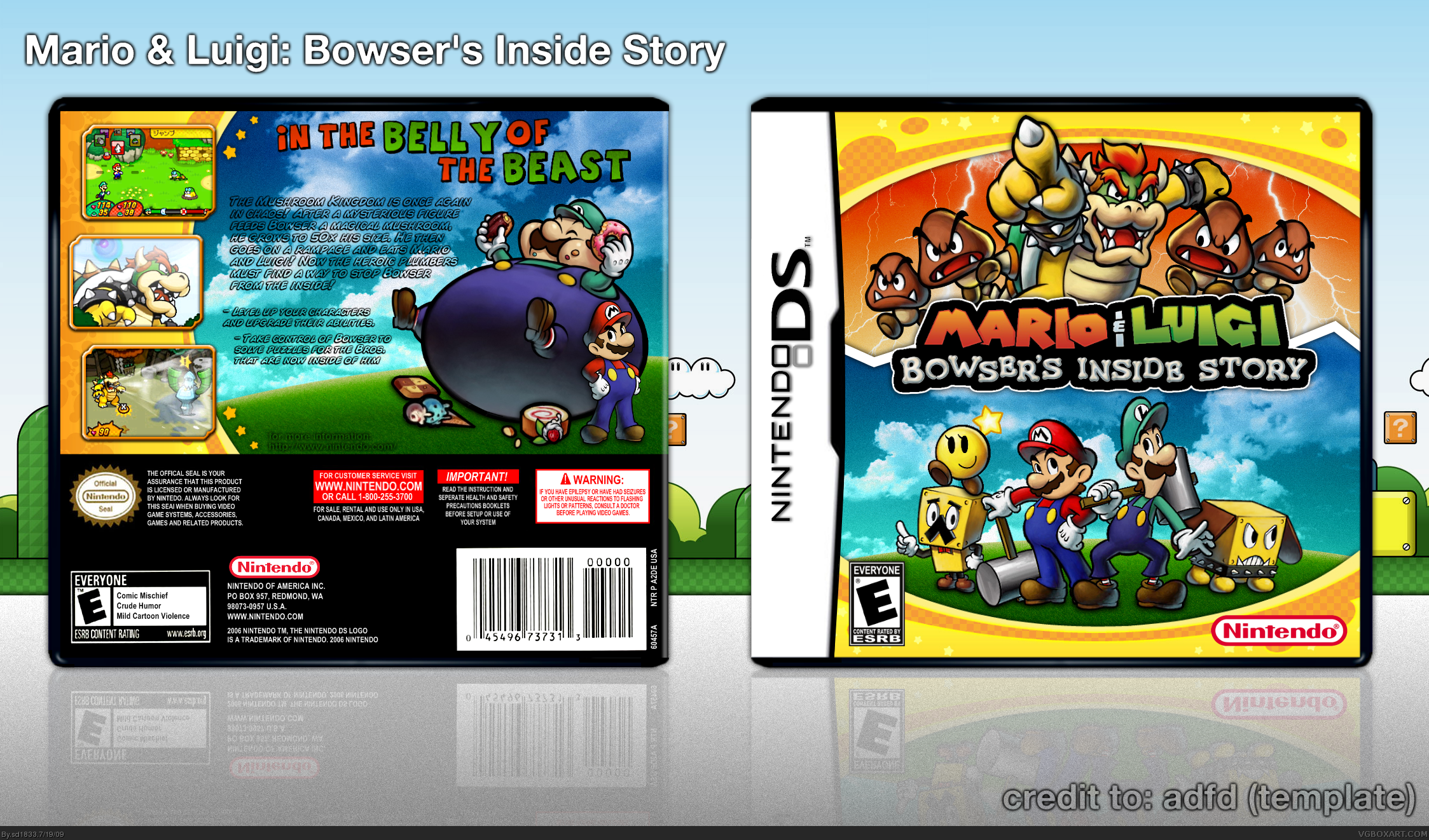 Mario & Luigi: Bowser's Inside Story, Nintendo DS, Games