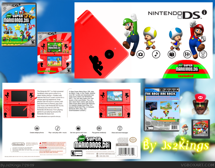 New Super Mario Bros. DSi (Bundle Edition) box art cover