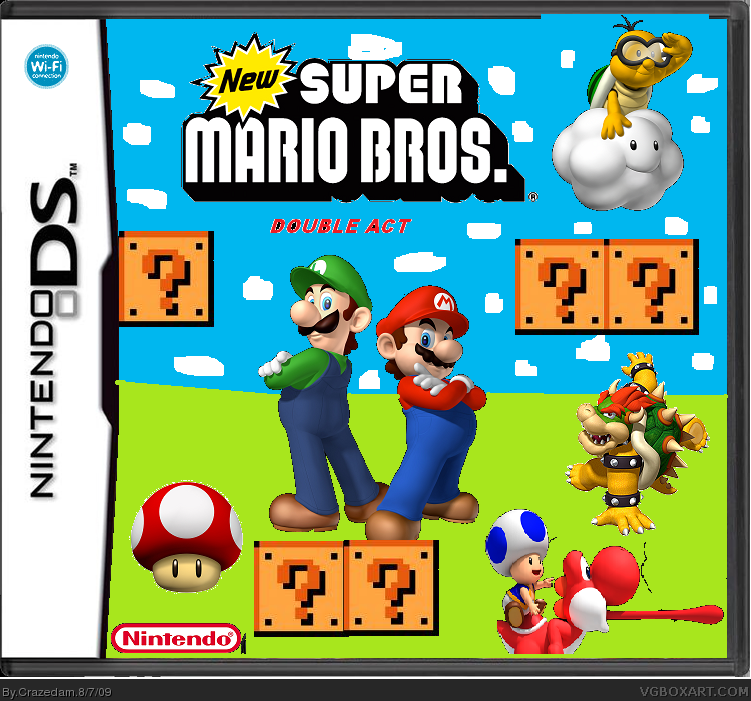 Viewing full size New Super Mario Bros.: Double Act box cover