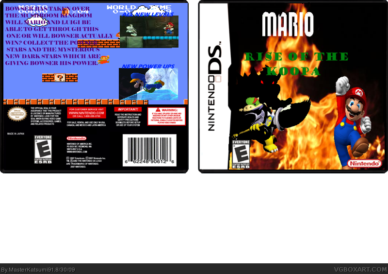 Mario Rise of the Koopa box cover