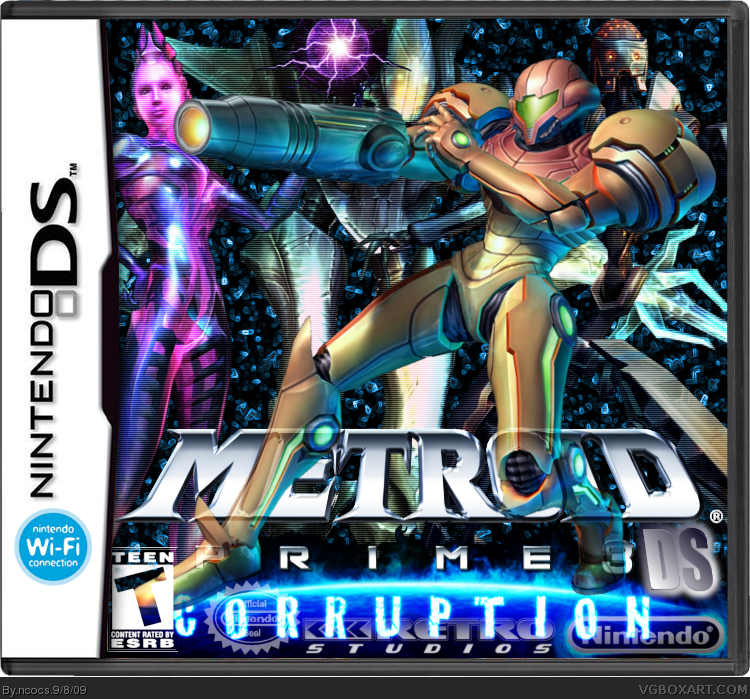 Metroid Prime 3: Corruption DS box cover