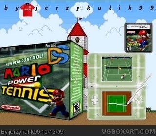 Mario Power Tennis DS box cover