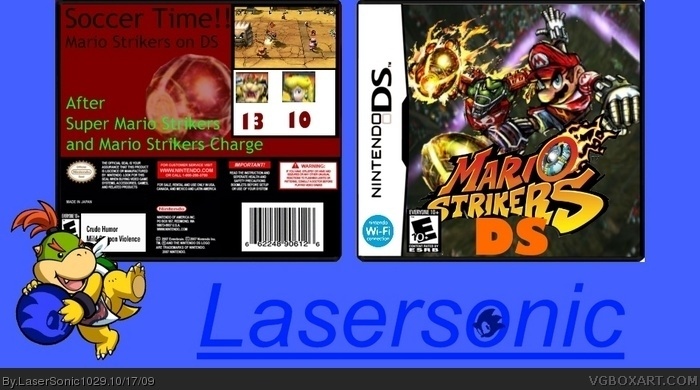 Mario Strikers DS box art cover