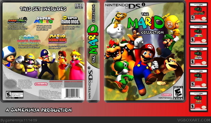 The Mario DSI Collection box art cover