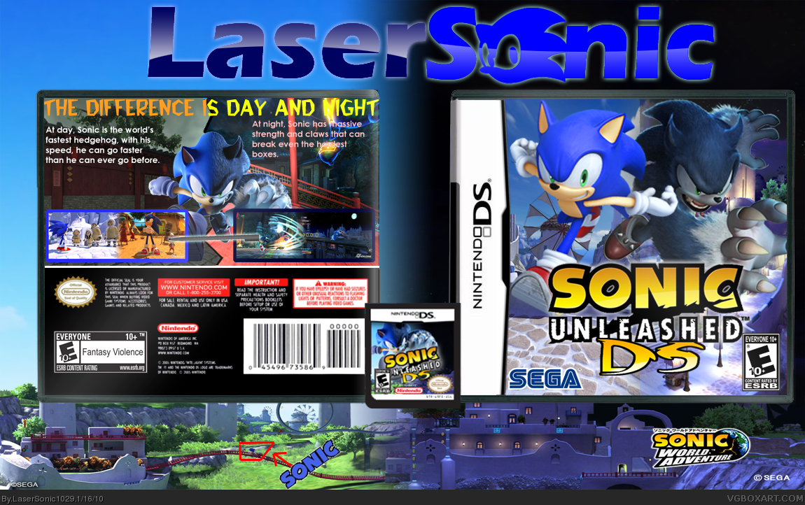 Sonic rom rus. Sonic unleashed обложка. Sonic unleashed Xbox 360 обложка. Sonic unleashed Wii диск. ROM Sonic DS.