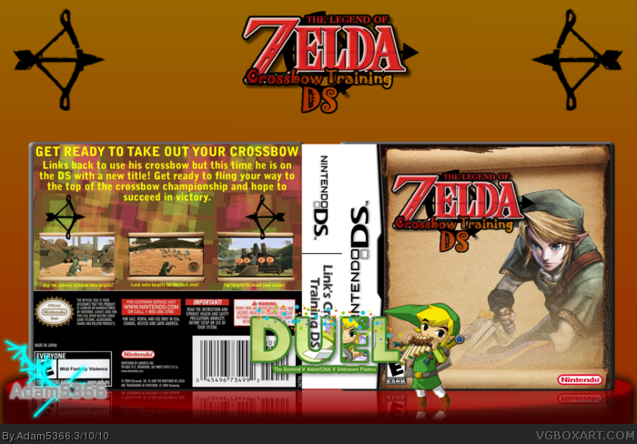 The Legend Of Zelda: Crossbow Training box art cover