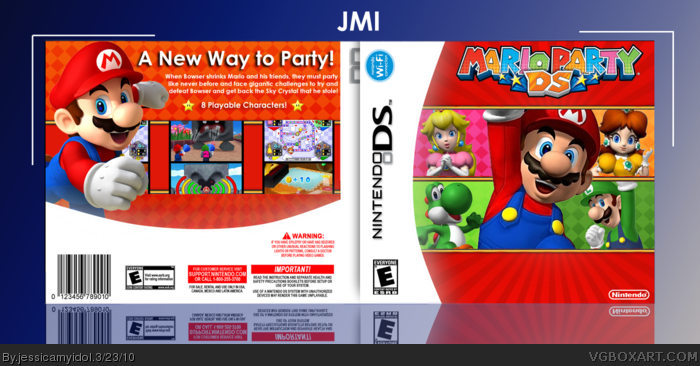 Mario Party DS Nintendo DS Box Art Cover by jessicamyidol