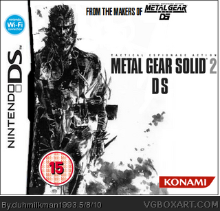 Metal Gear Solid 2 DS box cover