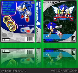 Sonic The Hedgehog 4 box art cover
