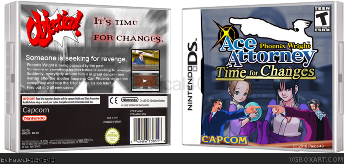 Phoenix Wright: Time for Changes box art cover