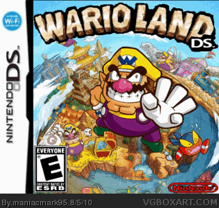 Wario Land Ds box cover