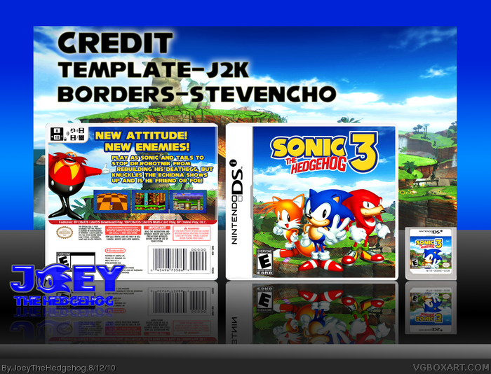 Sonic The Hedgehog 3 box art cover