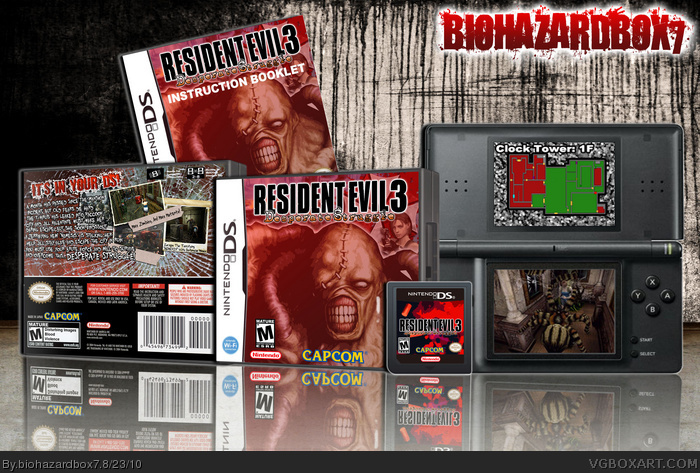 Resident 3: Desperate Struggle Nintendo DS Box Art Cover biohazardbox7