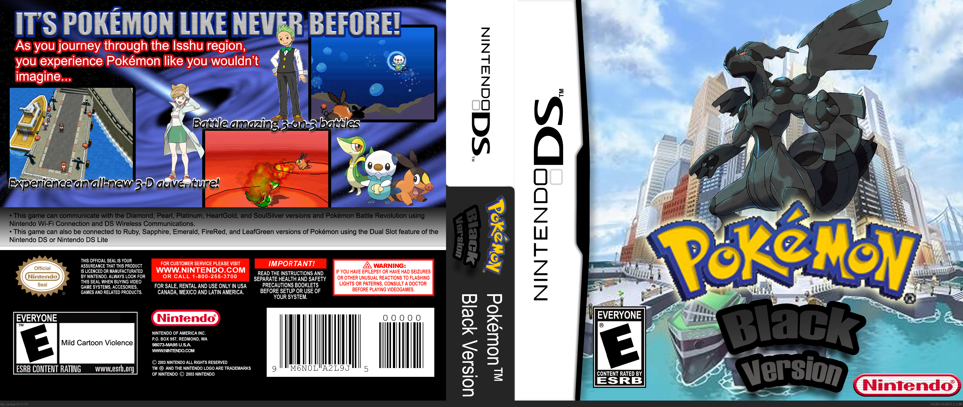 Pokemon Black Version box cover