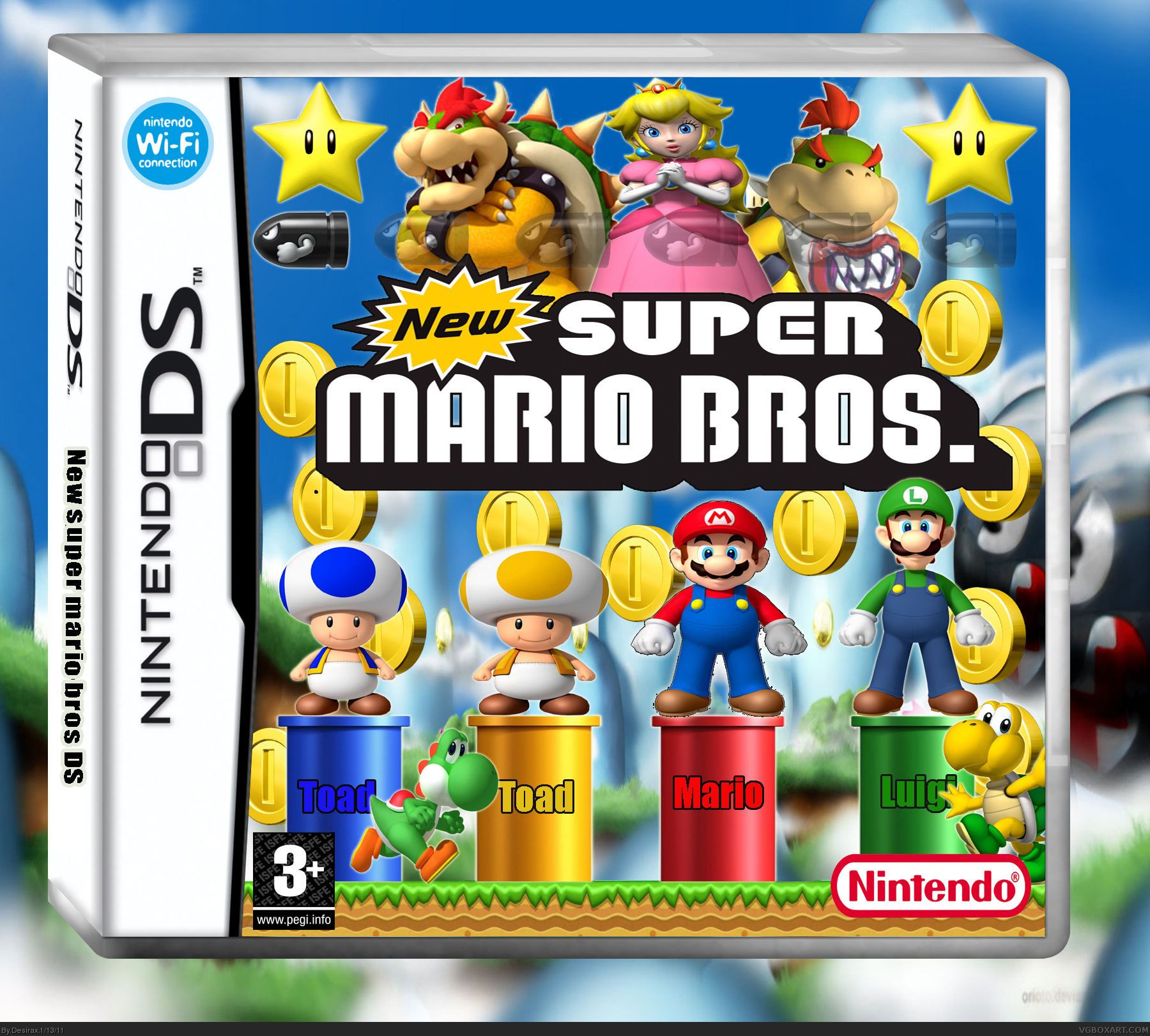 New Paper Mario Bros. box cover