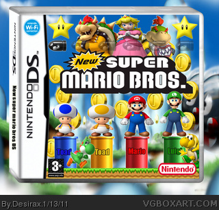 New Paper Mario Bros. box art cover