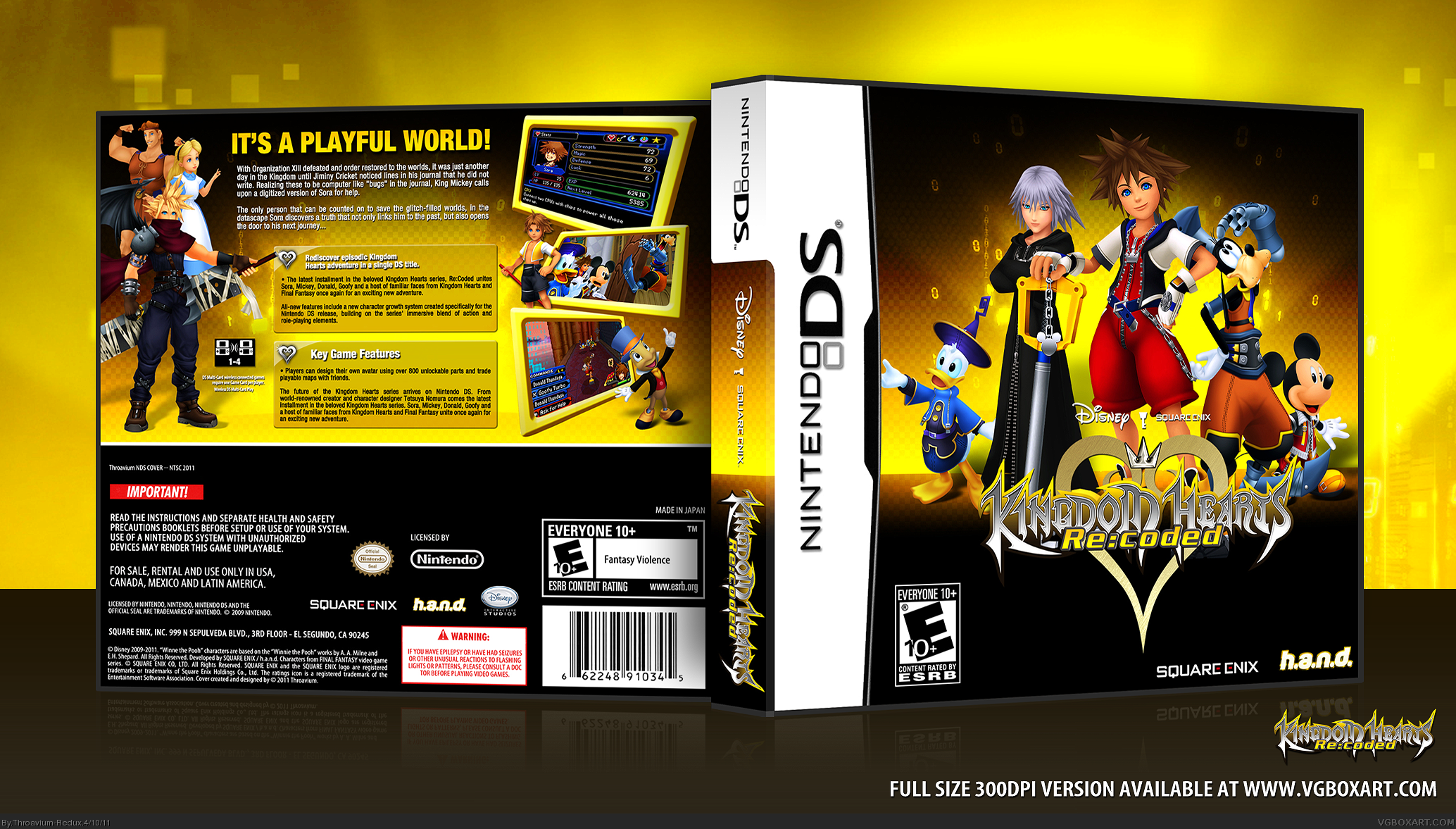 Kingdom Hearts Re:coded box cover
