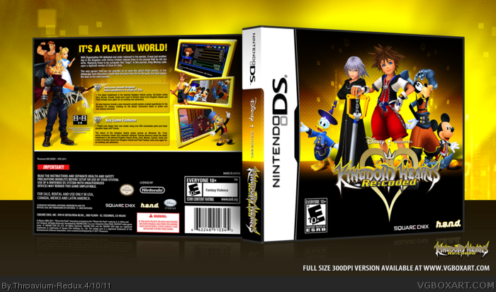 Kingdom Hearts Re:coded box art cover