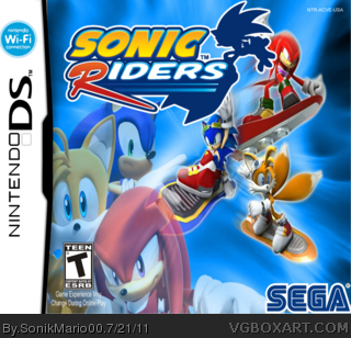 Sonic Colors Nintendo DS Box Art Cover by Dario