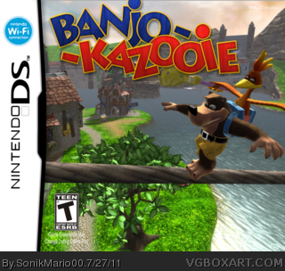 Banjo Kazooie Xbox 360 Box Art Cover by SilentMan101