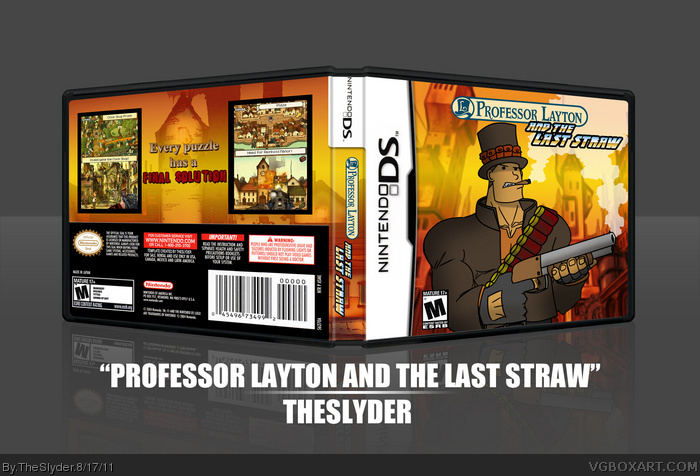 Professor Layton and the Last Straw box art cover