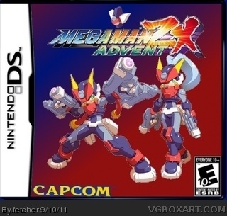 Megaman ZX Advent Nintendo DS Box Art Cover by fetcher