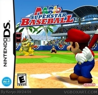 Mario Superstar Baseball box cover