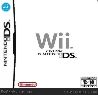 Wii for the Nintendo DS box cover
