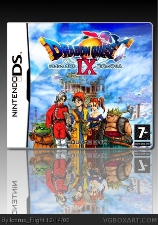 Dragon Quest IX: Protectors of the sky box art cover