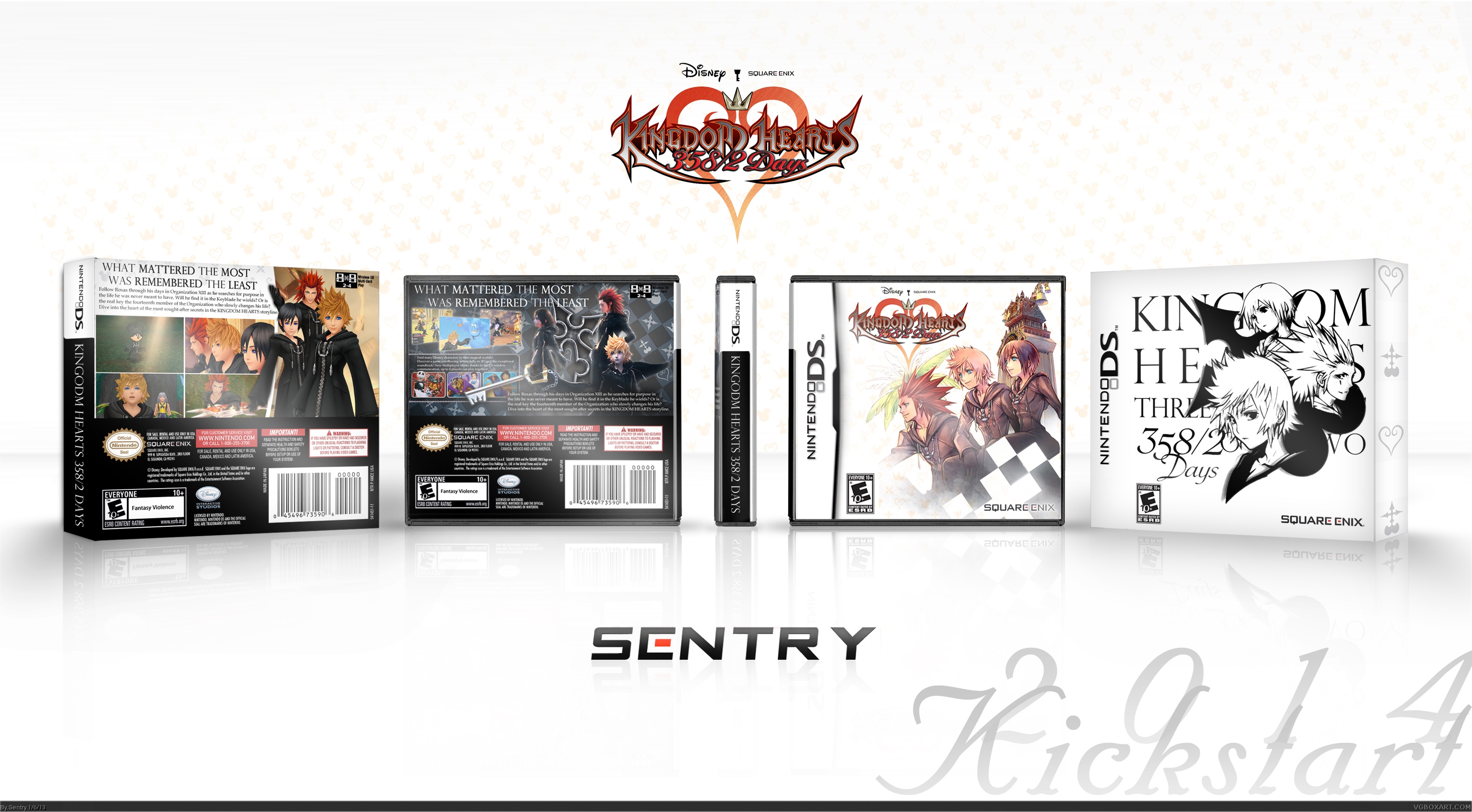 Kingdom Hearts 358/2 Days box cover