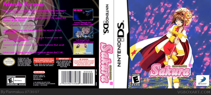 Cardcaptor Sakura PlayStation 2 Box Art Cover by SilentMan101