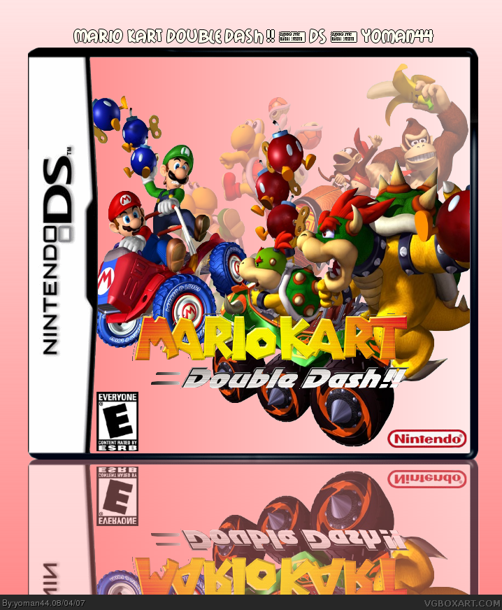 Viewing Full Size Mario Kart Double Dash Ds Box Cover 2776