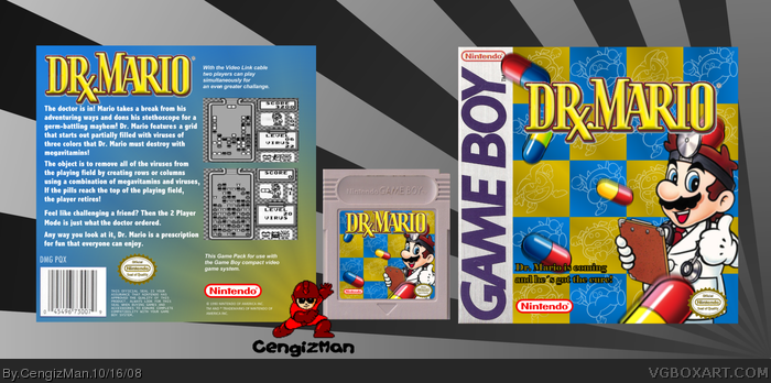Dr. Mario box art cover
